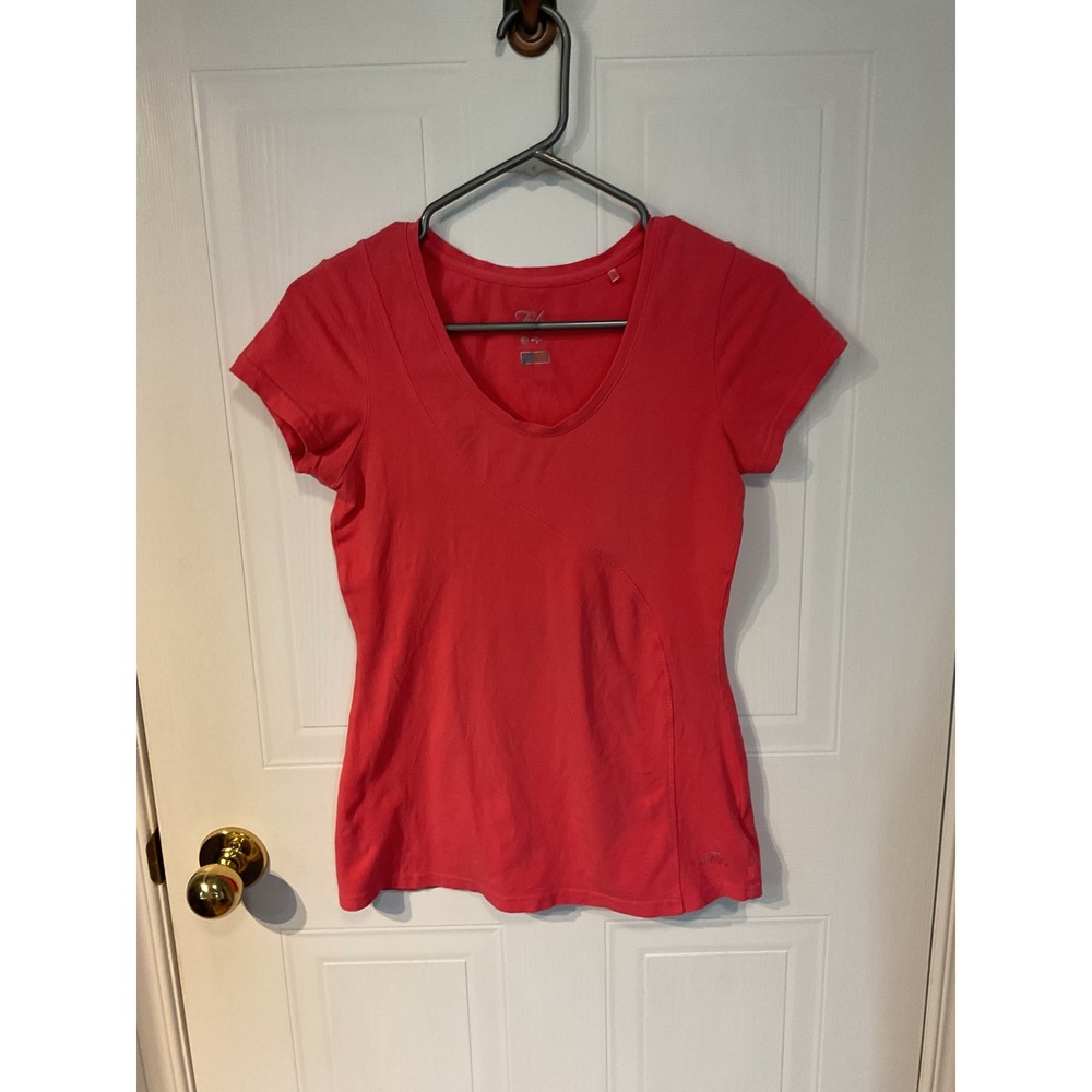 Fila F2 Athletic Top Womens XS Pink Excellent Scoop Neck UV Protection Tee